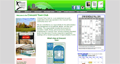 Desktop Screenshot of crescenttownclub.com